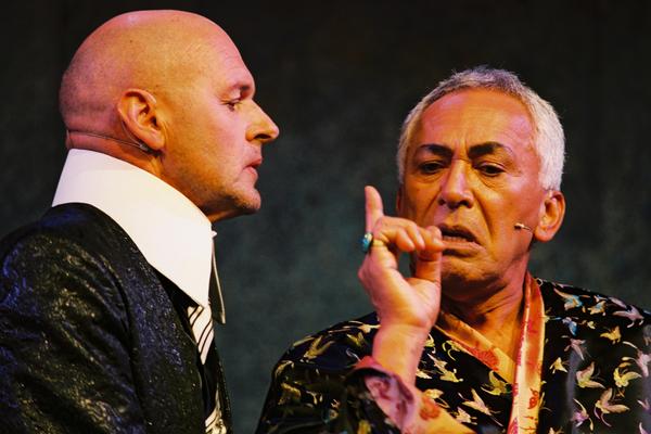 Paul Barrett (left) and George Henare 